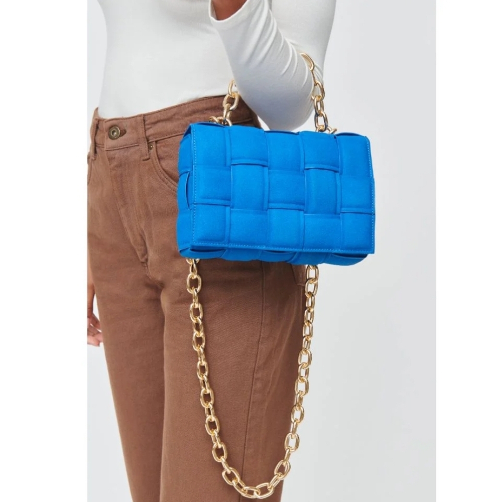 Urban Expressions Pink and Gold Shoulder Bag - Picture 3 of 5